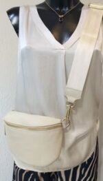 Bauchtasche Beige/Gold