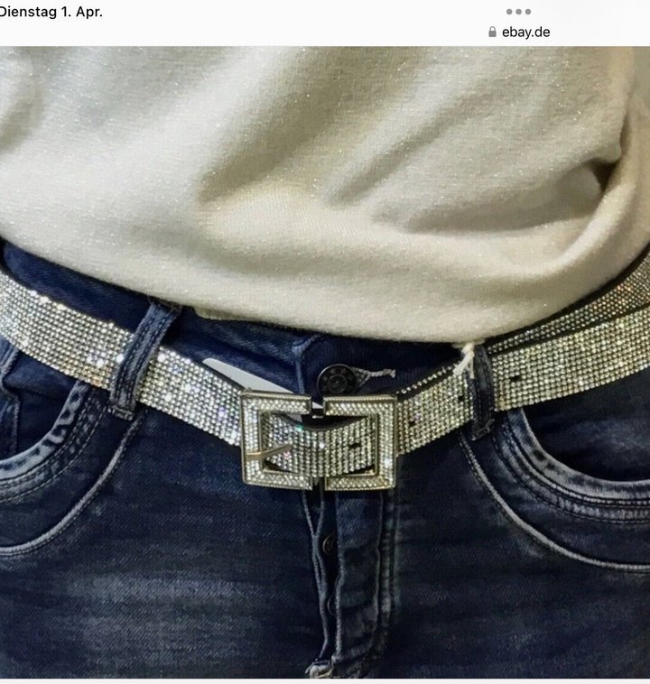Gürtel mit Strass – Bild 3