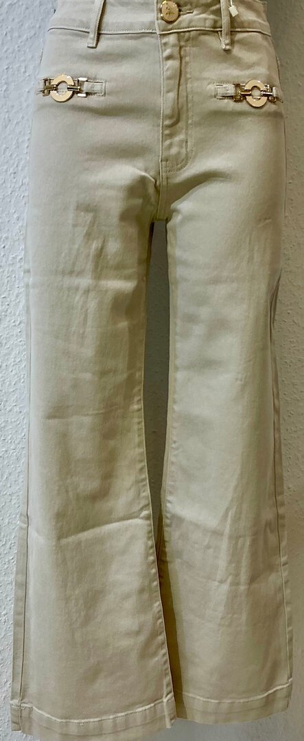 Jeanshose Beige – Bild 5