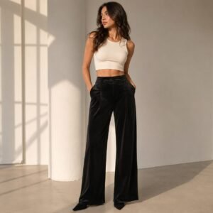 Samthose Schwarz