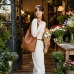 Shopper Beuteltasche Echtleder