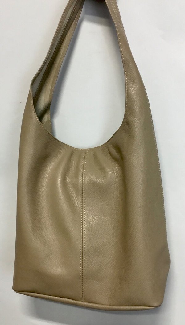 Shopper Beuteltasche Echtleder – Bild 2