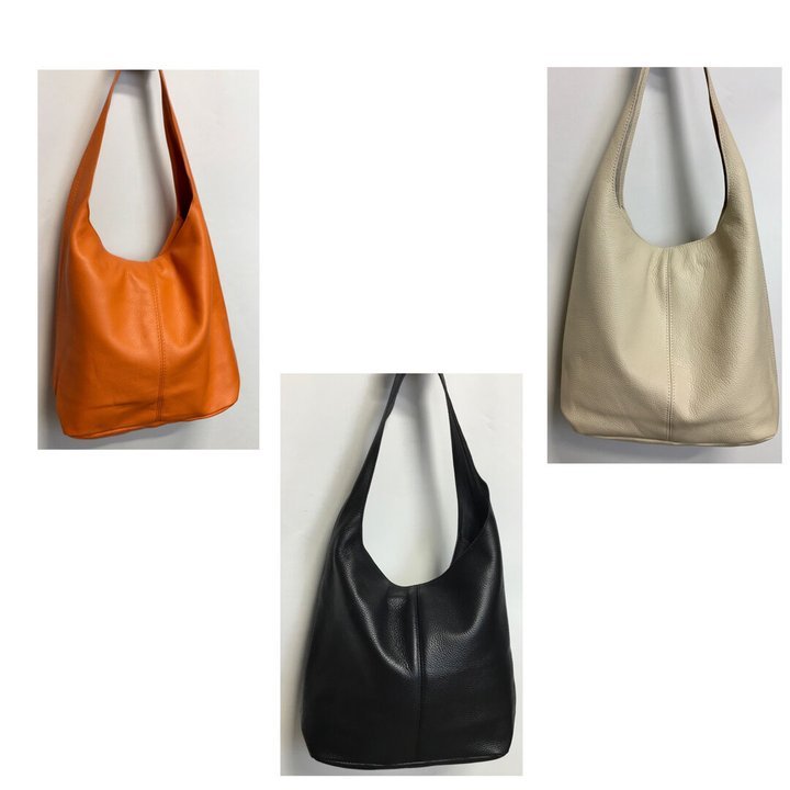 Shopper Beuteltasche Echtleder – Bild 11