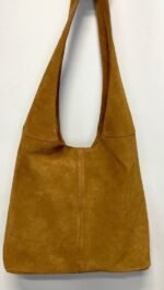 Shopper Wildleder Cognac