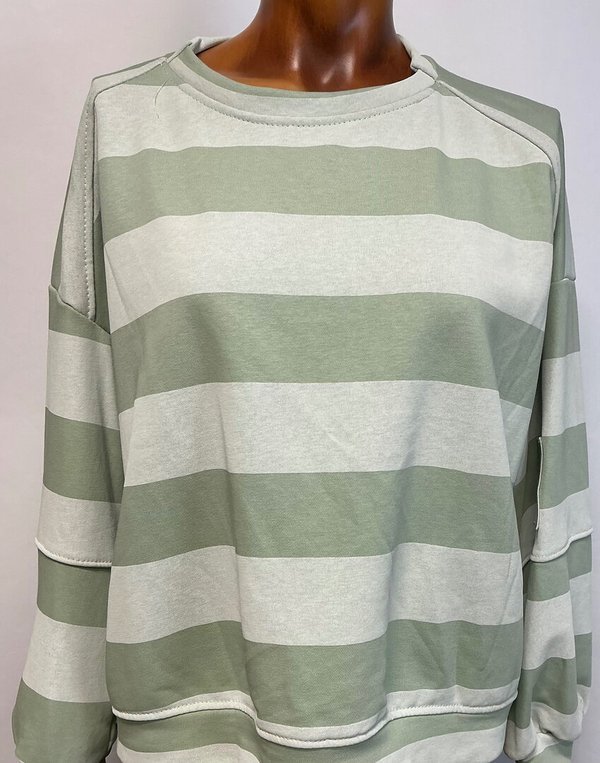 Sweater Stripes Butterstoff ausverkauft – Bild 3