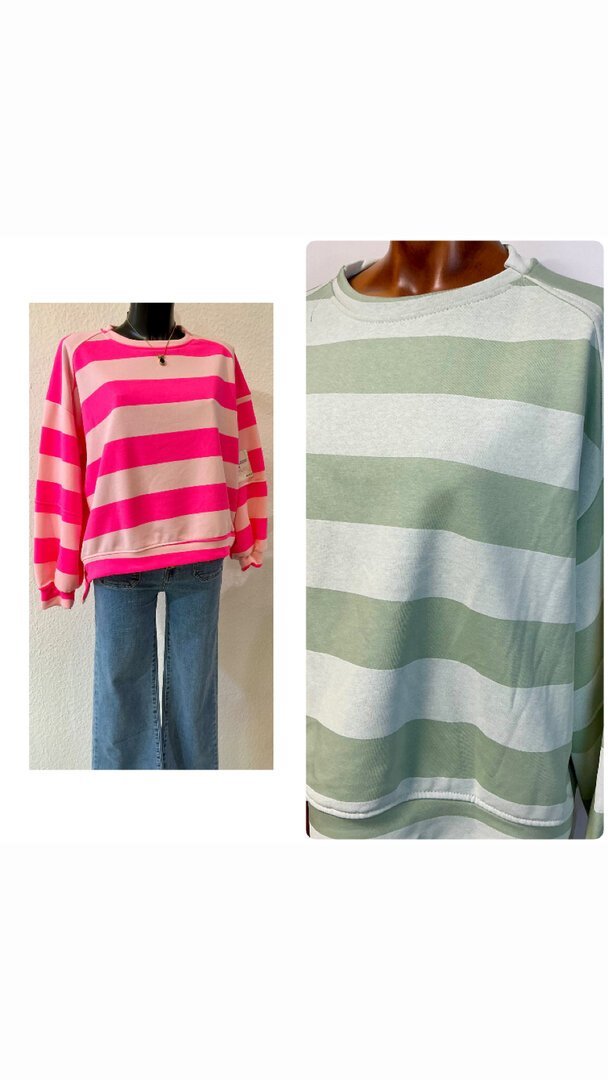 Sweater Stripes Butterstoff ausverkauft – Bild 2