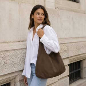Wildleder Beuteltasche